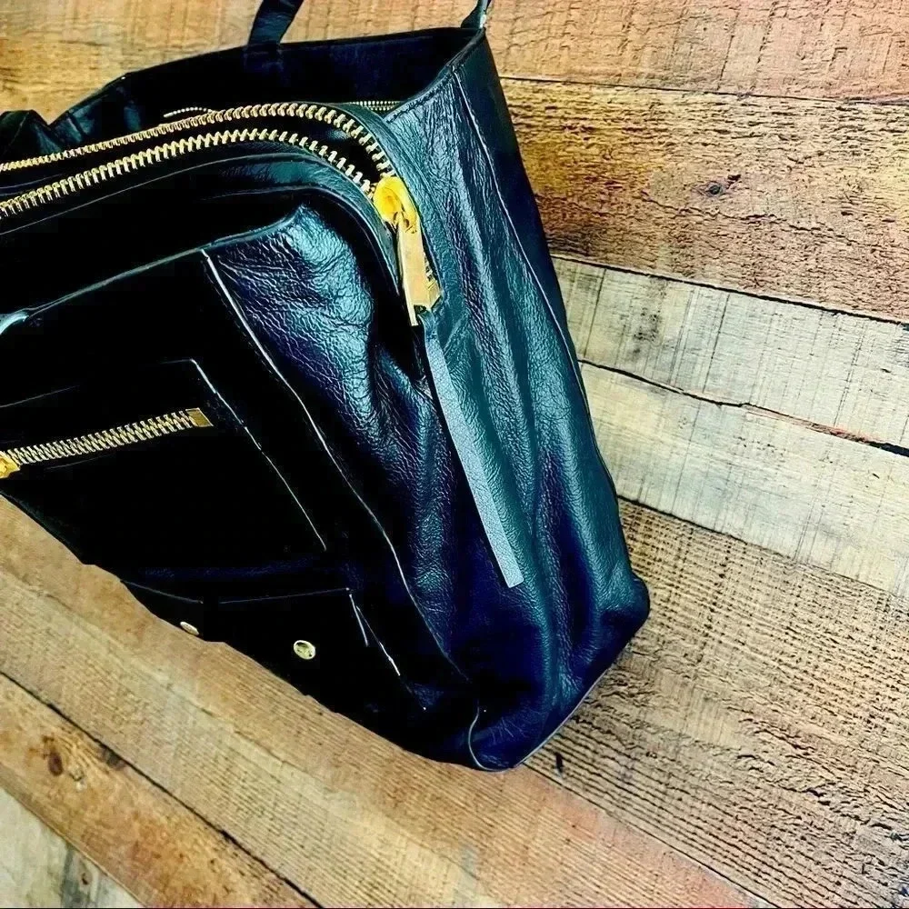 NWOT Via Spiga Leather Laptop/Work Bag